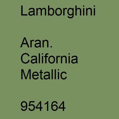 Lamborghini, Aran. California Metallic, 954164.
